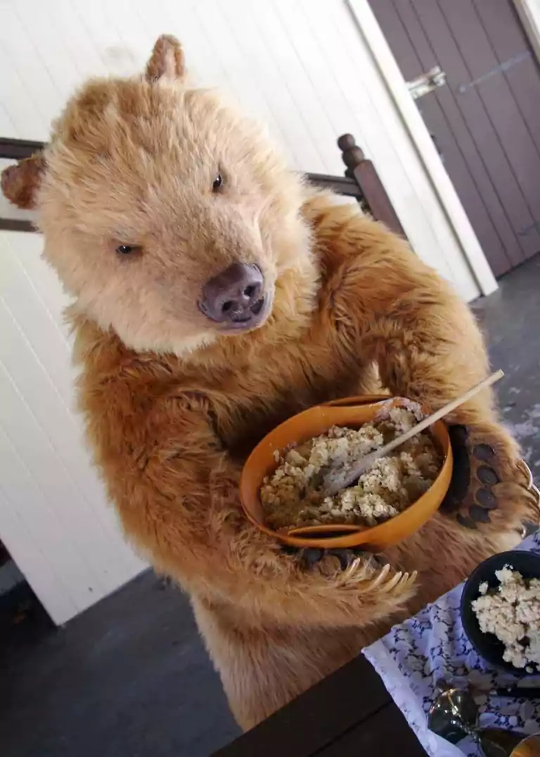 realistic grizzly bear suit