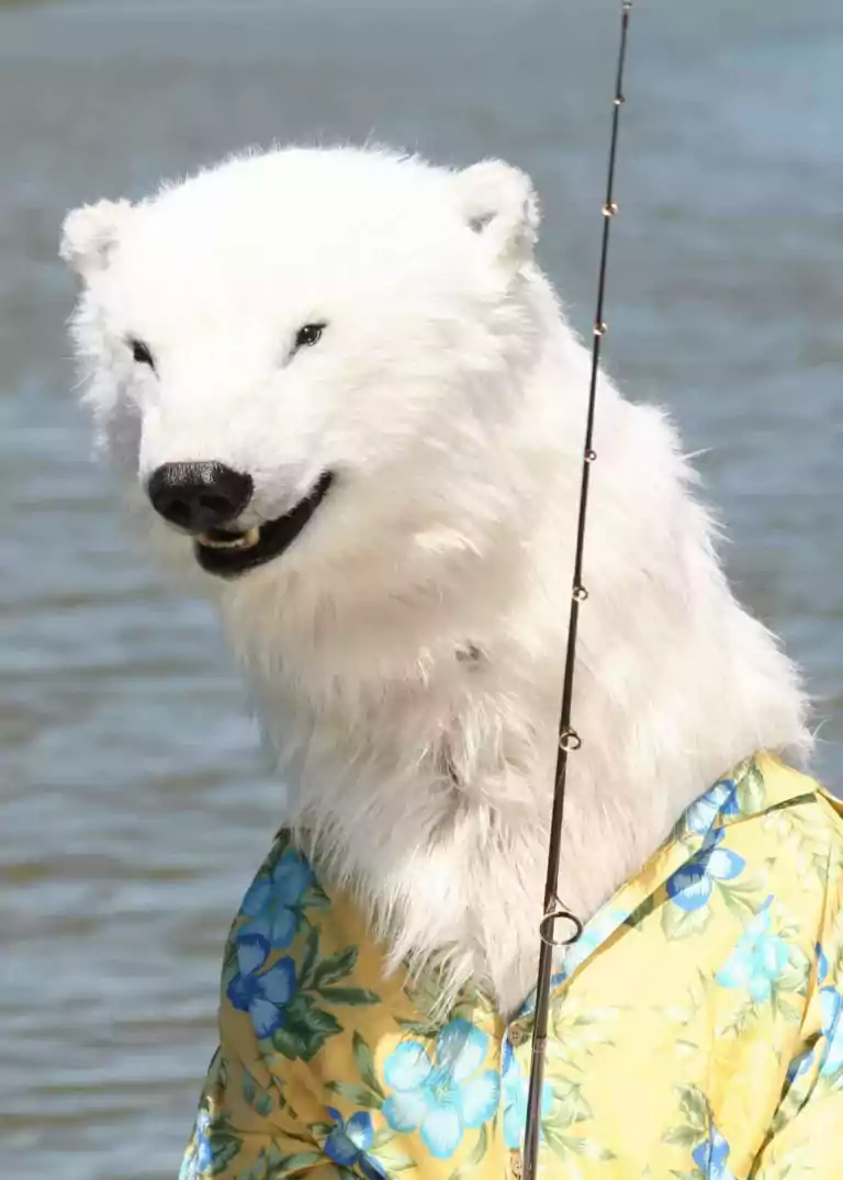 realistic animatronic polar bear