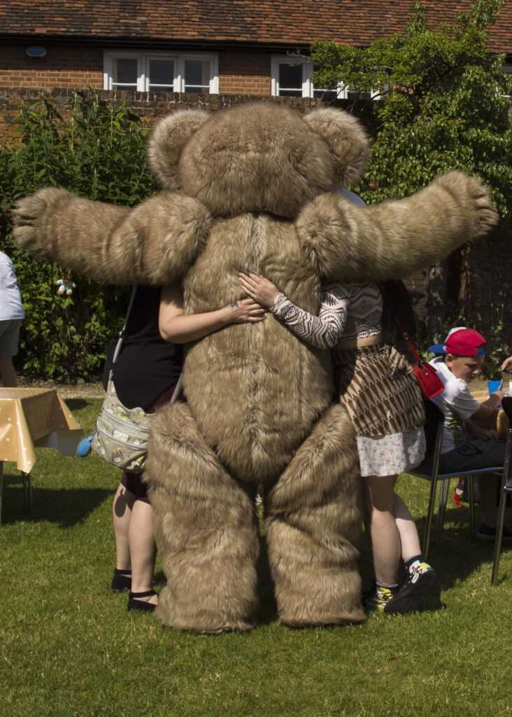 jointed giant teddy costume