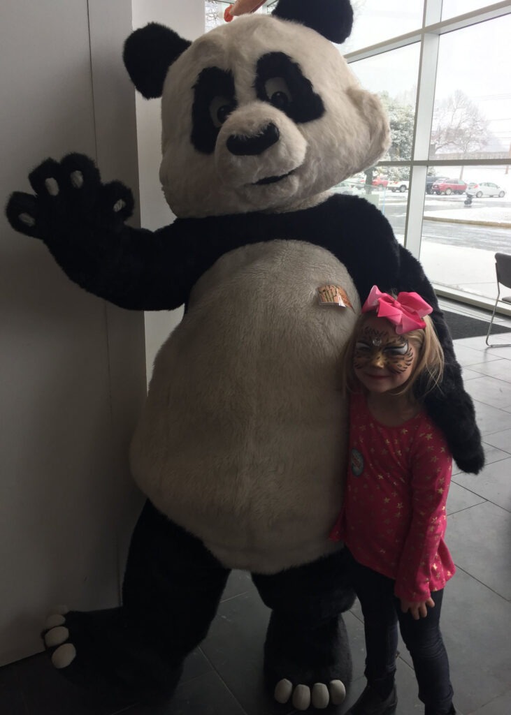 unique panda costume