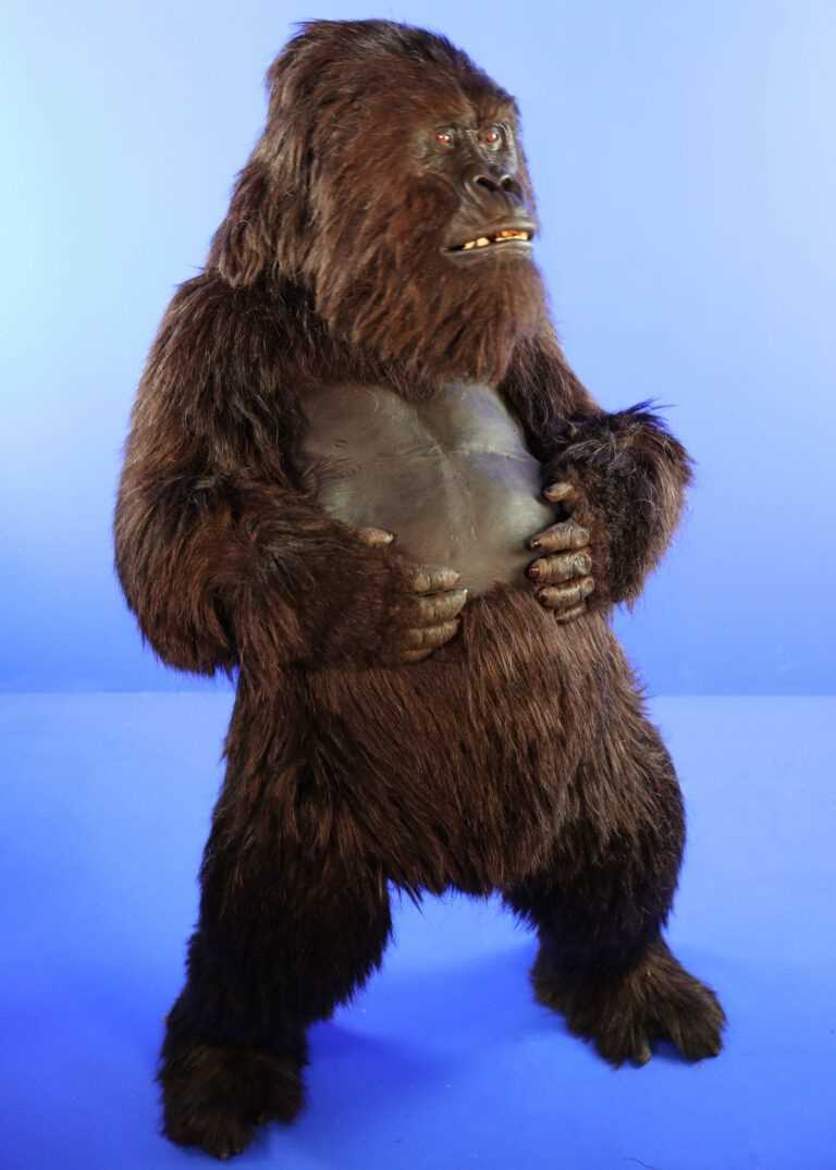 realistic animatronic ape puppet