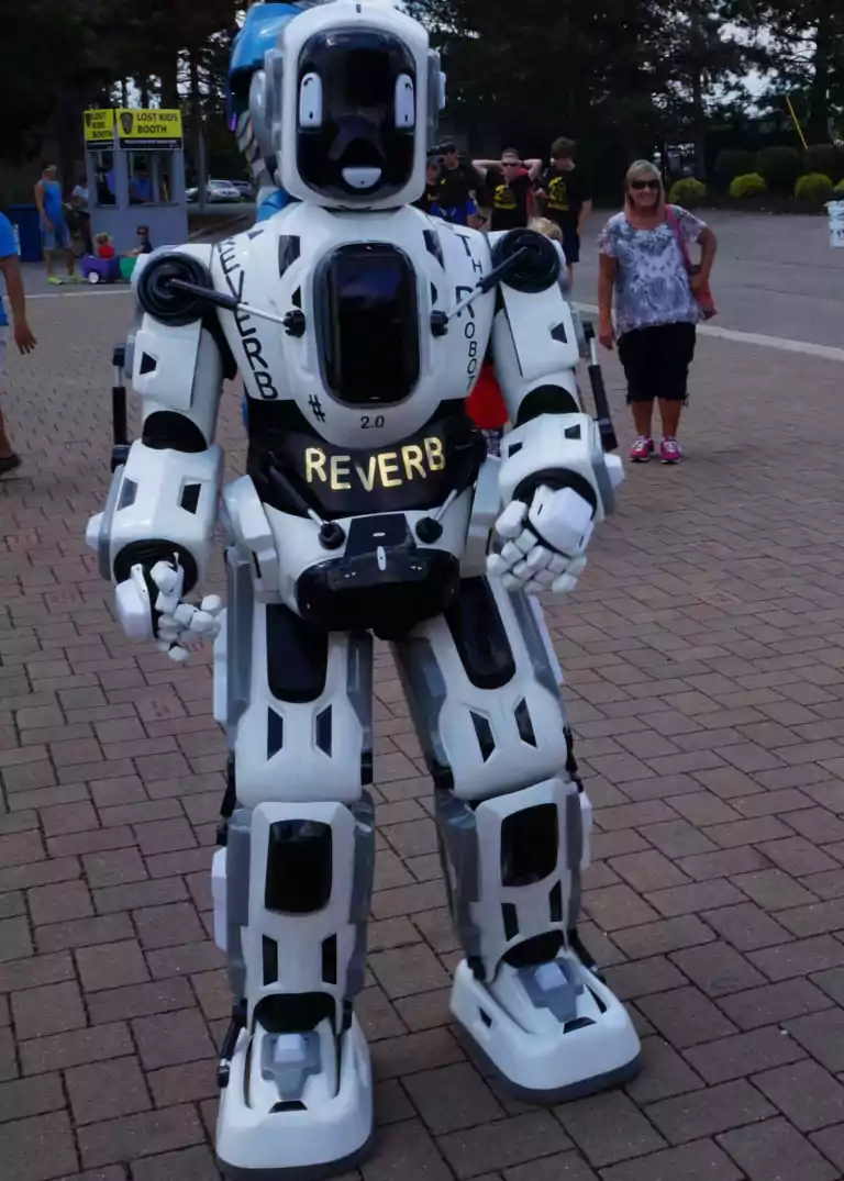 realistic robot costume by animatronic bear studios