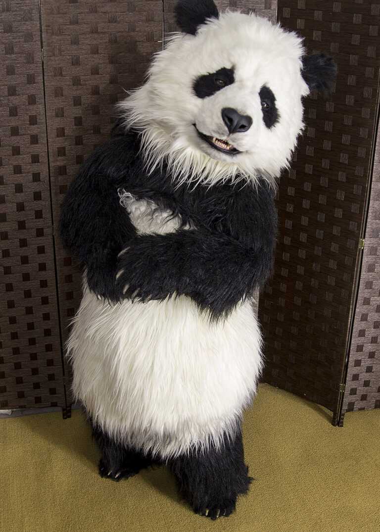 realistic animatronic panda bear costume