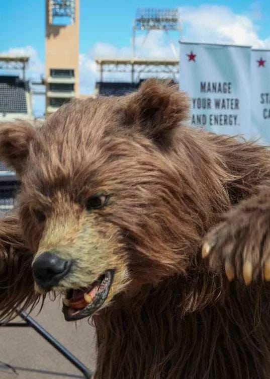 realistic animatronic bear costume