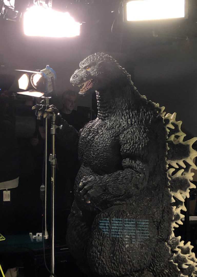 godzilla visits SYFY Wire 30 Rock NY