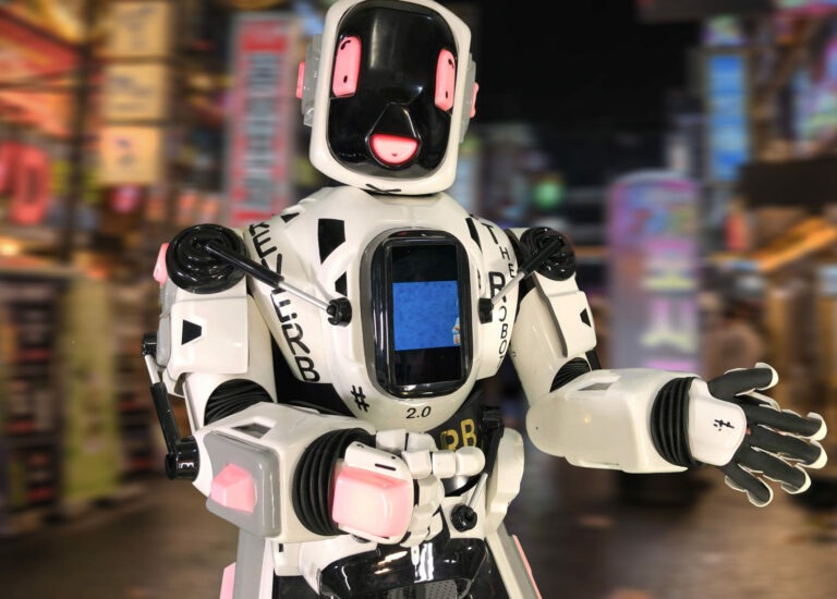 camera ready robot costume by animatronic bear studios