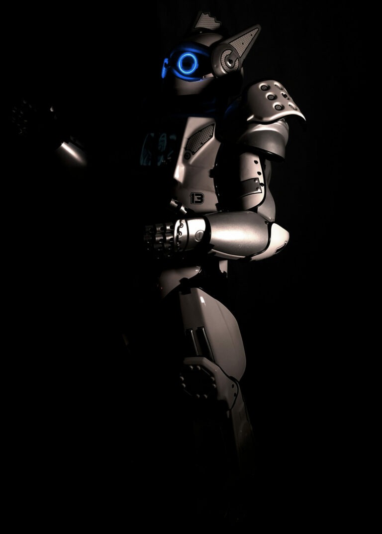 camera ready robot costume by animatronic bear studios