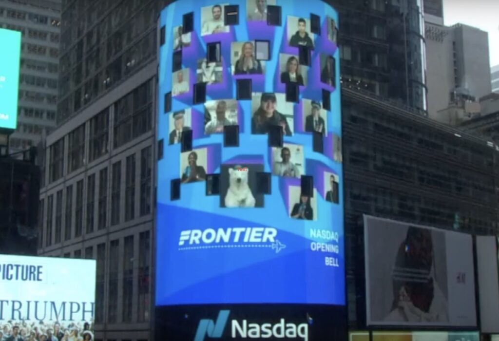 realistic polar bear costume nasdaq marketsite nyc