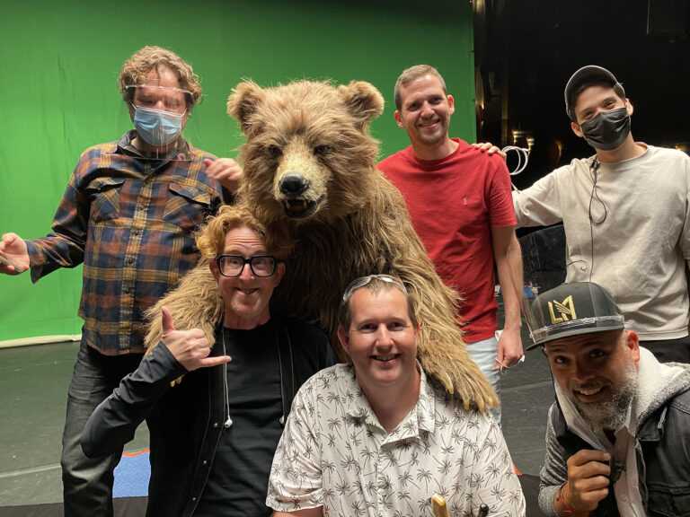 penn and teller realistic bear costume with matthew mason