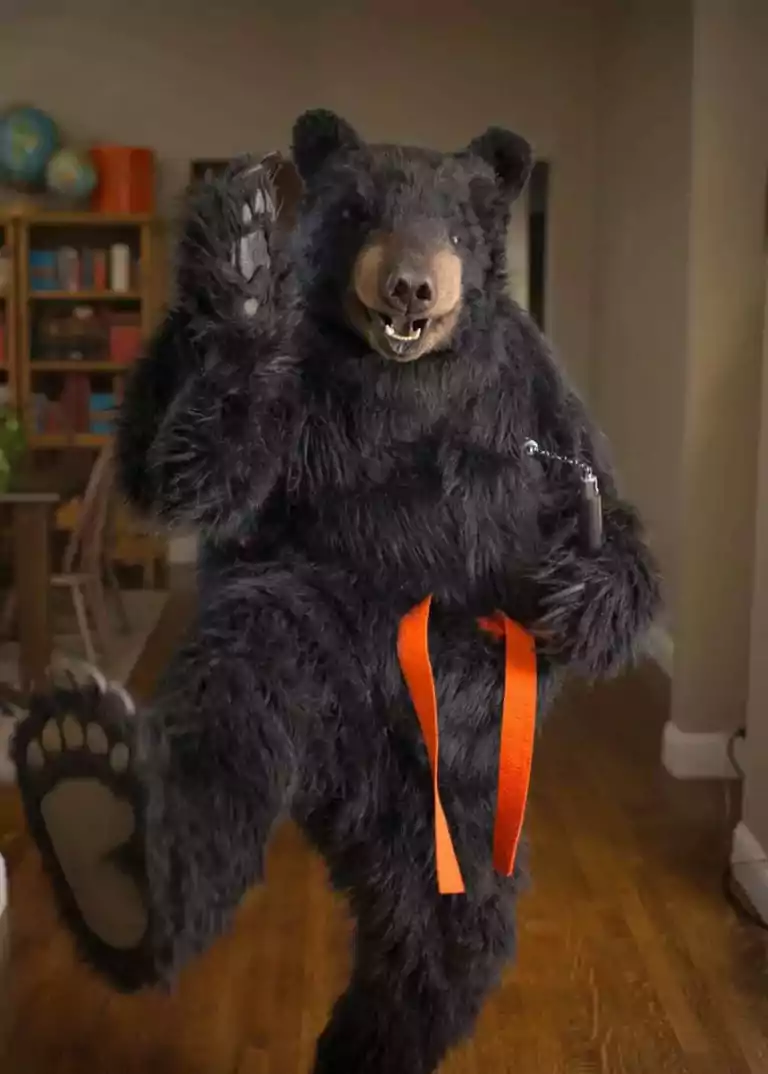 realistic animatronic bear suit hire