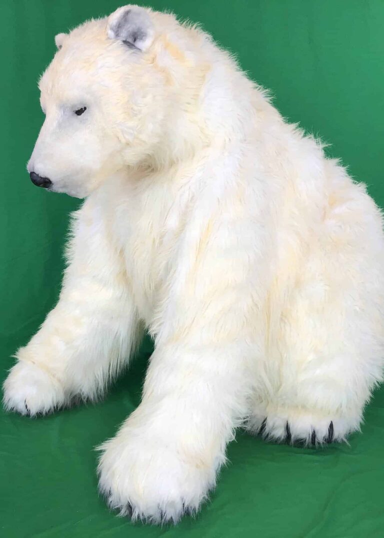 realistic quadrupedal polar bear costume