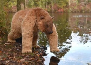 realistic grizzly bear suit