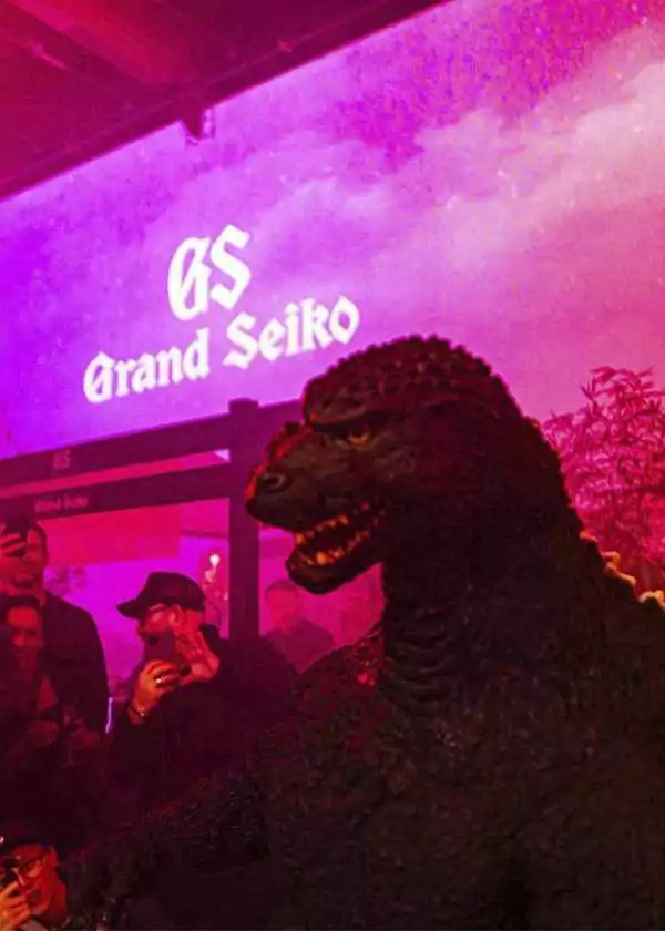 godzilla visits grand seiko LA