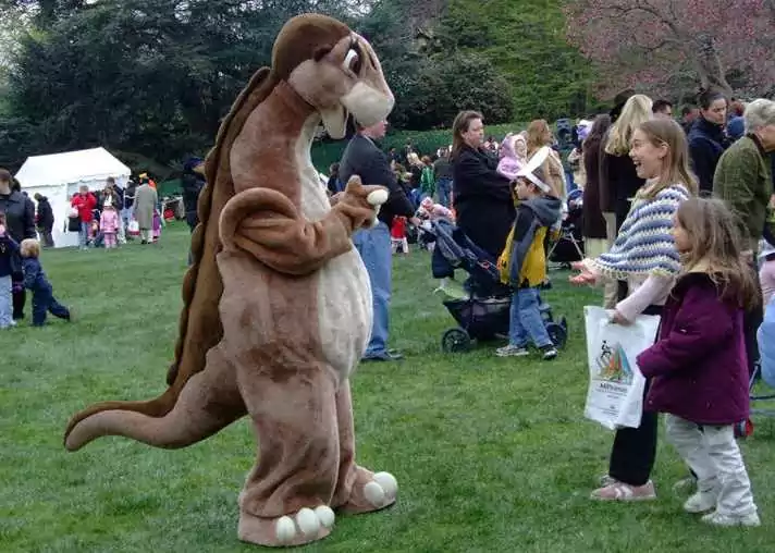 Little Foot White House Easter Egg Mascot